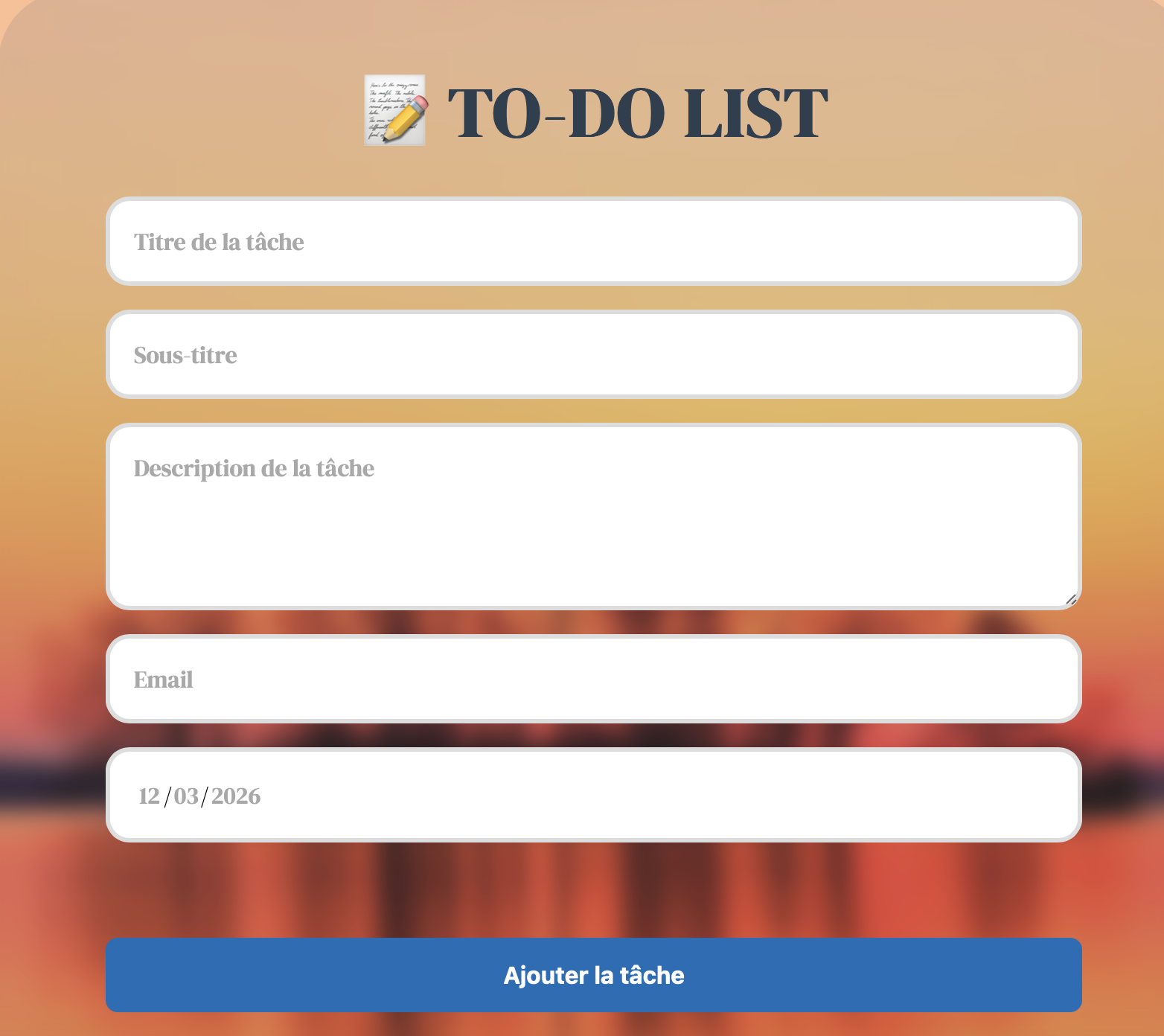 Capture d'écran du projet 4