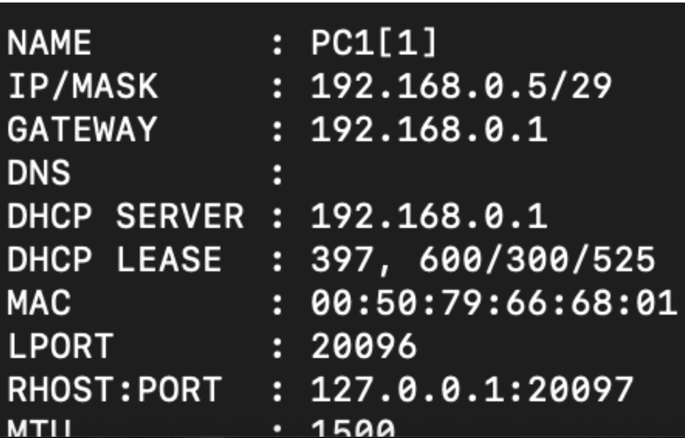 Capture d'écran du projet 6