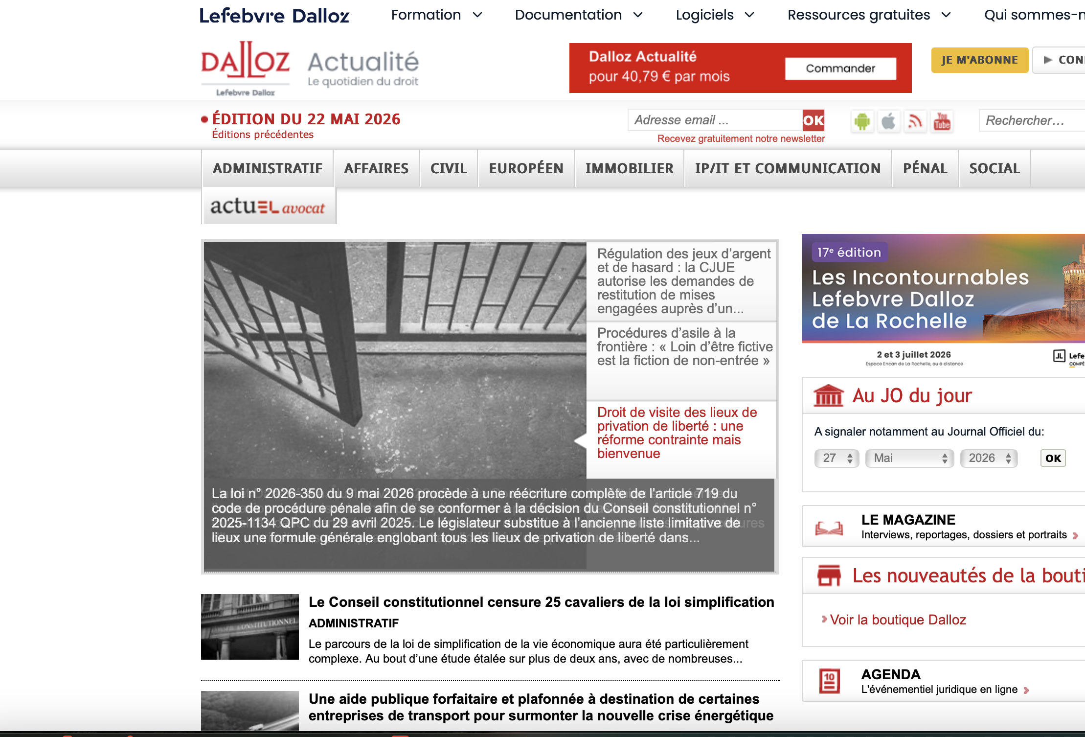 Dalloz Actualité